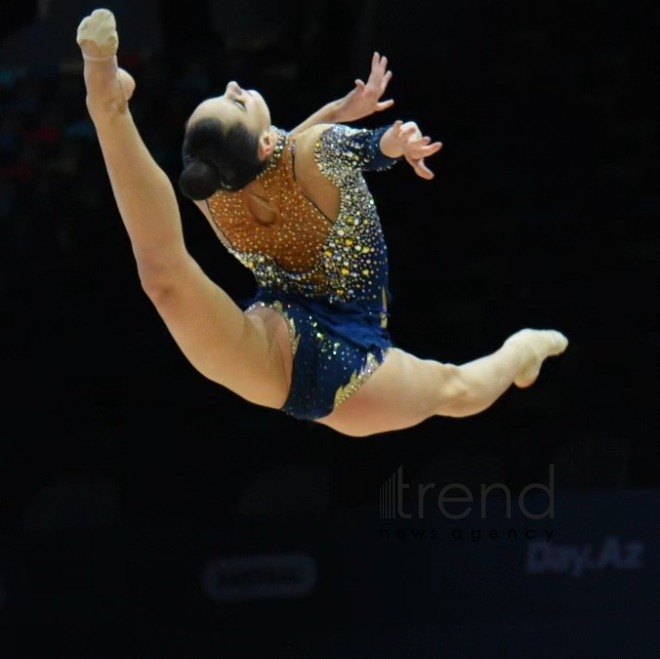 Baku hosts opening ceremony of FIG  Rhythmic Gymnastics World Cup  in Baku Azerbaijan Baku april 19  2024 